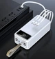 Зовнішній портативний акумулятор ACL PW-44 50000mAh 2.1A 5W USB/Type-C/MicroUSB/Lightning White (PW-44W) - зображення 4