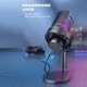 Fifine AmpliGame A8 USB микрофон с RGB подсветкой, поп фильтром, мониторингом в реальном времени - Черный - изображение 8