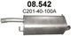 Глушитель POLMO Ford Fiesta/Mazda 2 (08.542)-(850231) (Polmo-08.542) - изображение 1