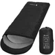 Спальний мішок (спальник) Springos 2 в 1 CS0042 +8 ...+20 °C R Black/Grey - изображение 1