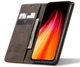 Чохол книжка з магнітом CaseMe Xiaomi Redmi Note 8 Dark Brown (27373-05) - зображення 3