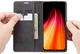 Чехол книжка с магнитом CaseMe Xiaomi Redmi Note 8 Black (27373-2B) - изображение 2