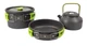 Набор туристической посуды Cooking Set DS-308, зеленые ручки - изображение 5