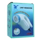 Машинка для снятия и стрижки катышек Lint Remover прибор для чистки одежды бело-голубой - изображение 3