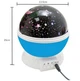 Нічник проектор зоряне небо Star Master Dream rotating projection lamp 15 см блакитний - зображення 2