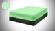 Простирадло натяжне махрове U-Tek Jersey Havlu Green 120x200x25 - зображення 1