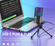 Профессиональный конденсаторный студийный микрофон Fifine K669 Pro3 RGB Gaming с поп-фильтром Shock Mount & Gain Control - изображение 2