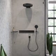 Лейка для верхнего душа HANSGROHE Rainfinity 250мм латунь черная 26228670 - изображение 4
