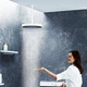 Лейка для верхнего душа HANSGROHE Rainfinity 250мм латунь белая 26228700 - изображение 6