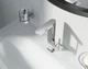 Cмеситель для умывальника однорычажный с выдвижным изливом GROHE Plus хром латунь 23844003 - изображение 5