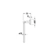 Держатель-кольцо для полотенец DURAVIT Starck T 0099471000 210мм округлый металлический хром - изображение 3