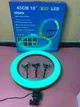 Кольцевая LED лампа RGB Ring Fill Light 45 см сенсорное управление + пульт и 3 держателя для телефона - изображение 3