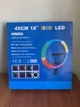 Кольцевая LED лампа RGB Ring Fill Light 45 см сенсорное управление + пульт и 3 держателя для телефона - изображение 4