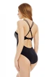 Жіночий купальник злитий Marc & Andre L1914- 911\ОВ 40C чорно-сірий - зображення 3