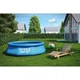 Надувний сімейний басейн круглий наливний 3853 літри великий 305x76 см Intex Easy Set Pool Blue - зображення 5