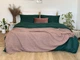 Комплект постільної білизни двоспальний Owl Deep Green Ранфорс 180x210 см Темно-зелений - зображення 5