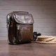 Сумка мужская Vintage 14764 Коричневая - изображение 9