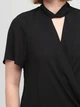Літня блуза на запах Lipsy LPB050719-23 L (64537L) Чорний - зображення 4