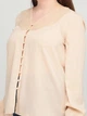 Демисезонная блуза ASOS AS421663 2XL (162972XL) Бежевый - изображение 3