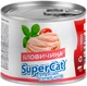 Упаковка вологого корму для котів Super Cat Паштет м'ясний з яловичиною 16 шт по 200 г (55003CollarPack) - изображение 2
