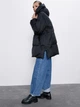 Пуховик Zara 8073-274-800 S Черный (Za01807518531) - изображение 3