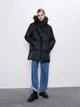 Пуховик Zara 8073-274-800 S Черный (Za01807518531) - изображение 4