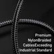 Кабель Baseus Display Fast Charging Data Cable USB to Type-C 66W 2m CASX020101 Black - зображення 7