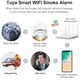 Wifi датчик дыма Tuya Wifi Smoke Detector, с сиреной и оповещением на смартфон - изображение 8