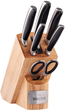 Набор ножей Vinzer Chef 7 предметов (50119) (5907706501198) - изображение 1