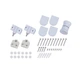 Душові двері в нішу Qtap Pisces WHI208-9.CP5 79-92х185 см, скло Pattern 5 мм - зображення 7
