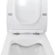 Унітаз підвісний Qtap Crow Rimless безобідковий з сідінням Soft-close QT05335170W - изображение 5