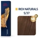 Краска для волос Wella Koleston 5/37 Светло-коричневый золотисто-коричневый Принцесса амазонок 60 мл - изображение 1