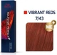 Краска для волос Wella Koleston Vibrant Reds 7/43 Блонд красно-золотистый 60 мл - изображение 1