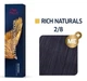 Краска для волос Wella Koleston 2/8 Сине-черный 60 мл - изображение 1