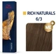 Краска для волос Wella Koleston 6/3 Темный блонд золотистый Пралине 60 мл. - изображение 1