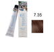 Краска для волос Nouvelle Hair Color 7.35 средне-золотистый русый красного дерева 100 мл - изображение 1