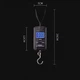 Кантер электронный Electronic Scale Т-01 50 кг шаг измерения 01гр черный (Т01) - изображение 2