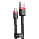 Кабель Baseus Cafule Type-C 2A (3m) red/black - зображення 8