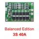 Контролер 12.6 v BMS 3S 40A з балансуванням, плата бмс - зображення 2