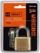 Замок навесной Horst HR-B1-40E латунный 40 мм (HR-B1-40E) - изображение 1