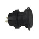 Автомобильное зарядное устройство один порт USB 12-24V врезная розетка, Вольтметр + амперметр красная подсветка Autoexpect (80030) - изображение 4