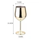 Бокал для вина REMY-DECOR золото из нержавеющей стали - изображение 2