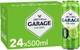 Упаковка безалкогольного пива Garage fun zero №0 taste Lime светлое фильтрованное 0.5% 0.5 л х 24 шт (4820250941900_4820250941894) - изображение 1