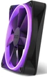 Кулер NZXT RGB Fans - Single F120RGB - 120 мм Black (RF-R12SF-B1) - зображення 3
