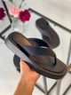 Шльопанці жіночі ShoesBand Чорні матові натуральні шкіряні на чорній товстій підошві на широку ногу 39 (24 см) (66061) - зображення 10