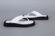 Шлепанцы женские ShoesBand Белые натуральные кожаные на черной толстой подошве на широкую ногу 36 (22,5 см) (66061-1) - изображение 8