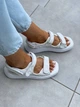 Босоножки женские ShoesBand Белые натуральные кожаные стеганые на липучках 39 (25,5 см) (S85281-1) - изображение 2