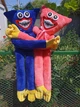 Хаги Ваги + подружка Киси Миси Мягкая игрушка (Huggy Wuggy) Masyasha обнимашка монстрики с липучками на руках 36см Комплект - изображение 5