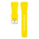 Силиконовый ремешок Watchbands для Samsung Gear S3 / Samsung Galaxy Watch 46mm Silver - желтый (WB001YELLOW) - изображение 2