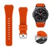 Силиконовый ремешок Watchbands для Samsung Gear S3 / Samsung Galaxy Watch 46mm Silver - оранжевый (WB001ORANGE20) - изображение 1